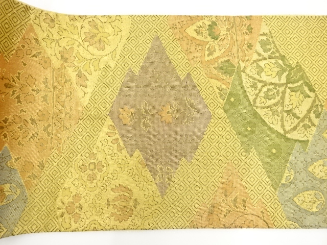 着物・帯 ] - 袋帯 佐賀錦松皮菱に草花・華文模様織出し袋帯 | 宗 sou